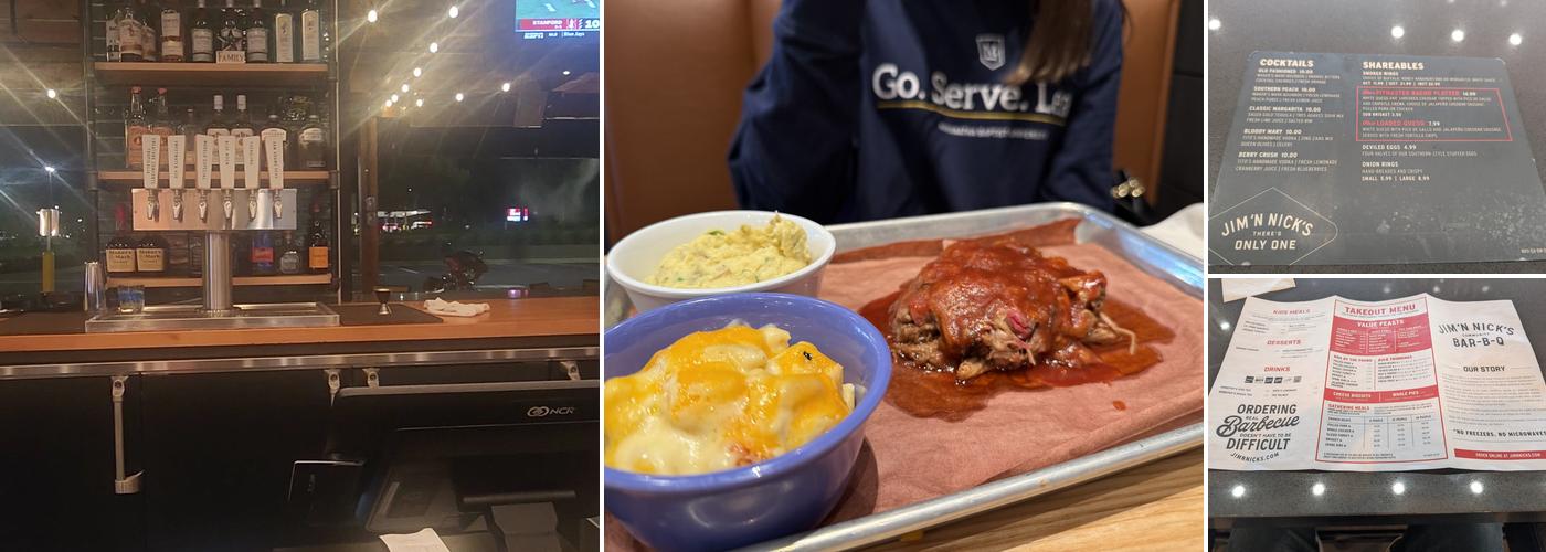 Jim 'N Nick's Bar-B-Q Menu