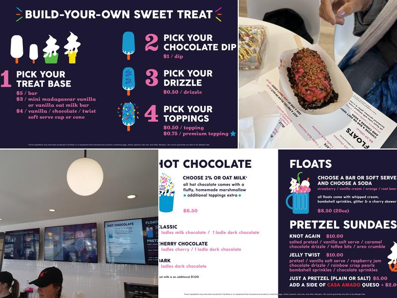 Bombshell Treat Bar Menu