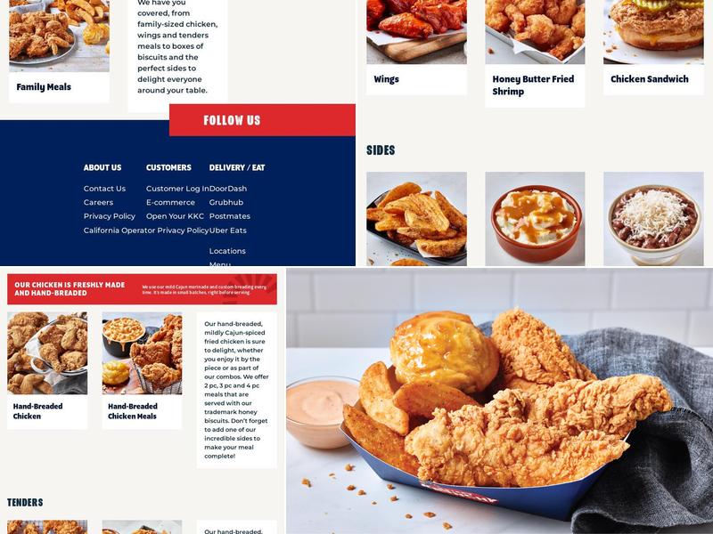 Krispy Krunchy Chicken Menu
