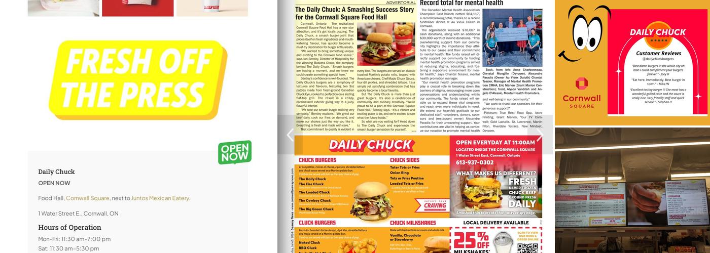 Daily Chuck Menu