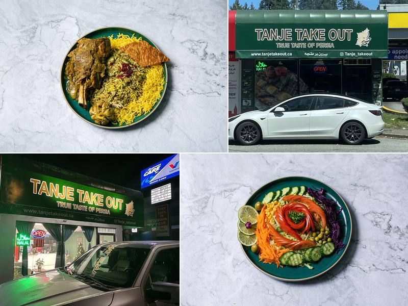 Tanje Takeout Persian food/بیرون بر غذای ایرانی طنجه