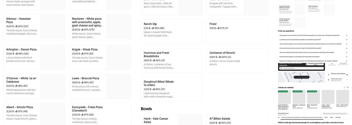 Pizza Nerds (Old Ottawa South) Menu