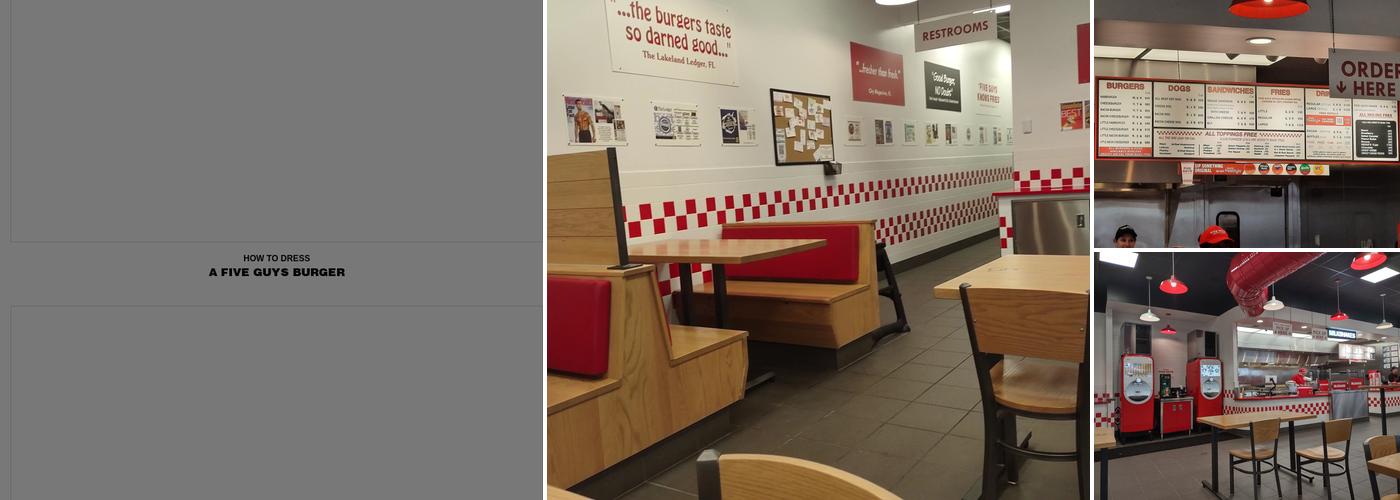Five Guys Menu