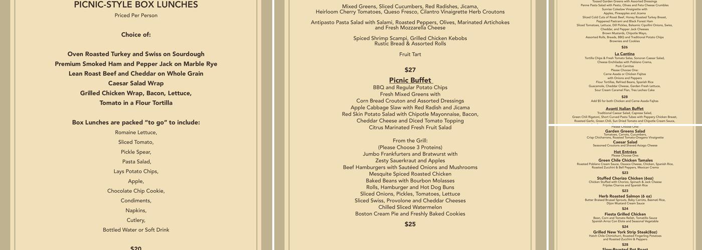 Winners Sports Bar and Grill Menu