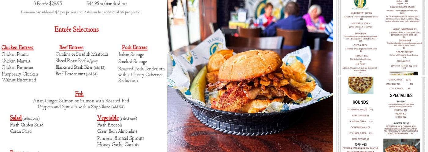 Hamlin Pub Menu