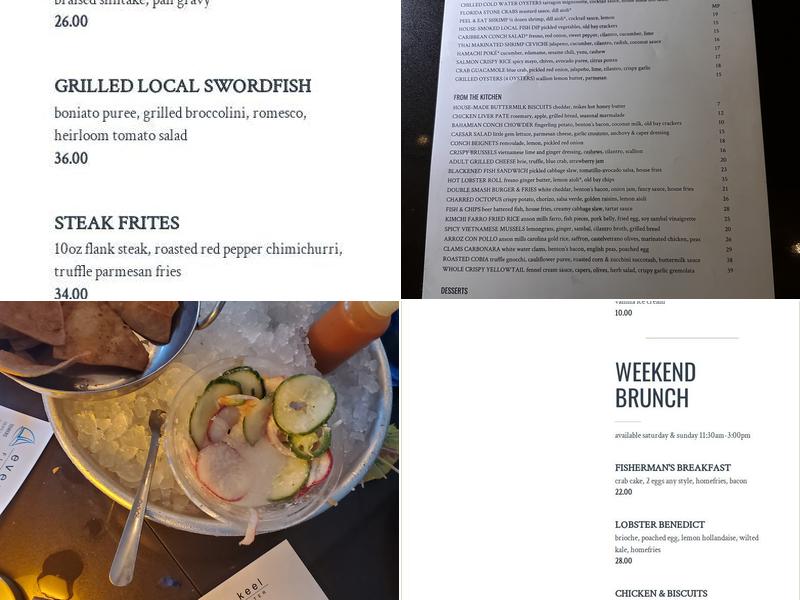 Even Keel Las Olas Menu