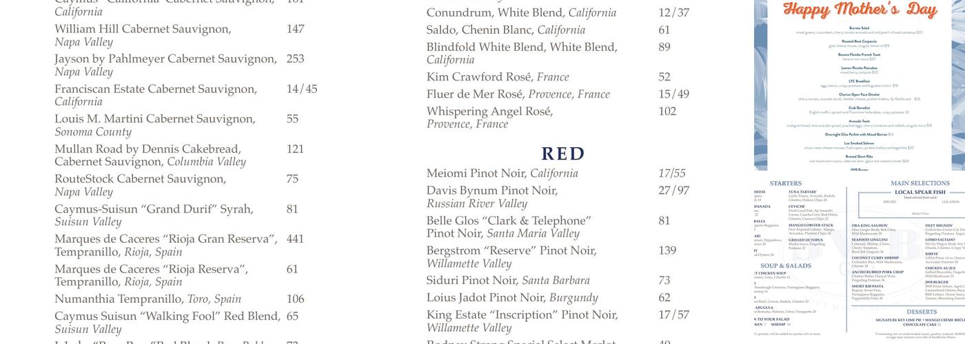 License to Chill Bar & Grill - Margaritaville Beach Resort Fort Myers Beach Menu