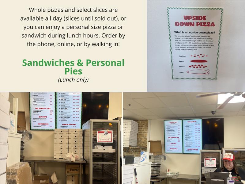 Pepp's Pizzeria Menu