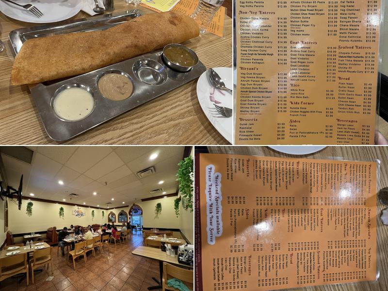 Amruth Indian Grill Menu