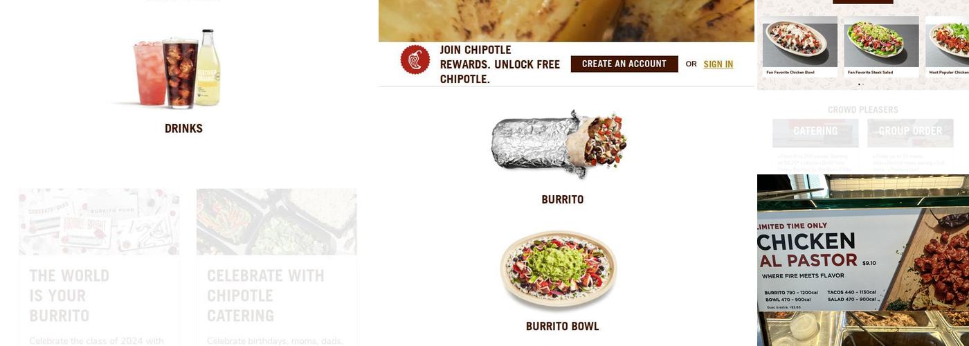 Chipotle Mexican Grill Menu