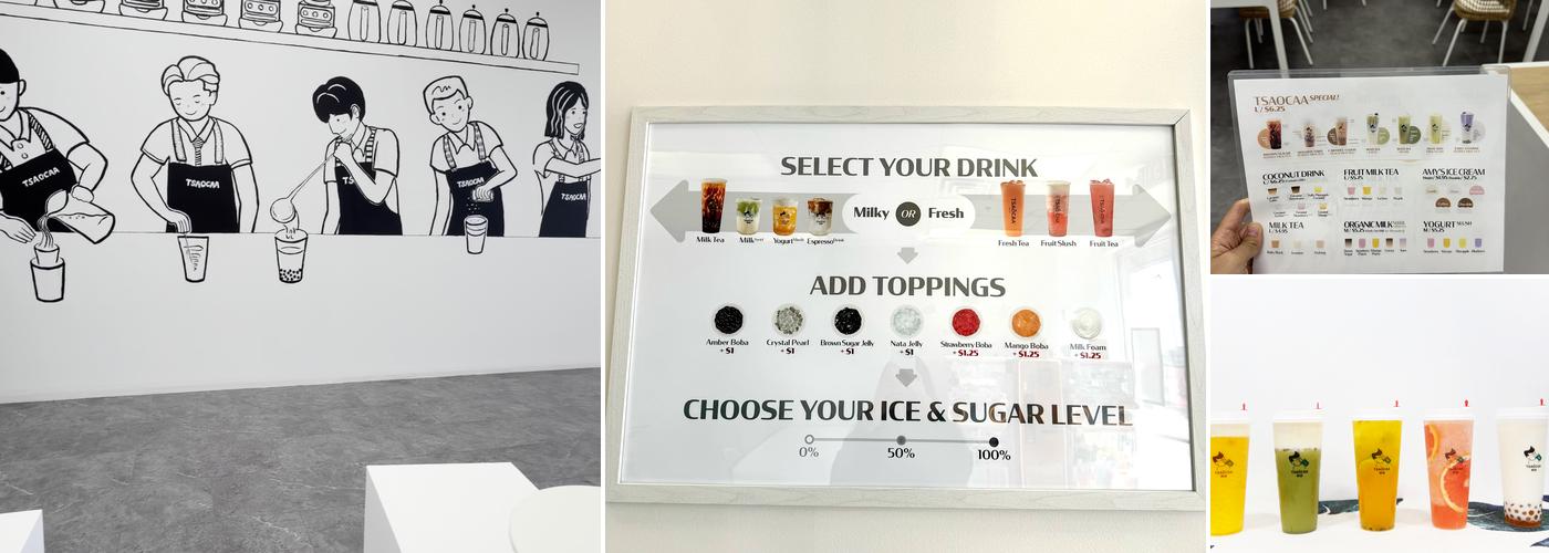 bubble + tea by Tsaocaa Menu