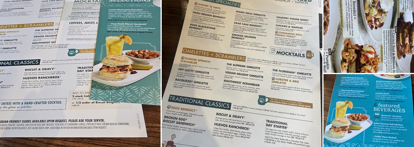 Another Broken Egg Cafe Menu