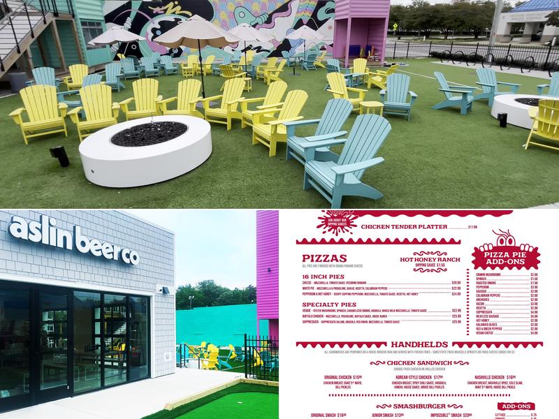 Aslin Beer Company Menu