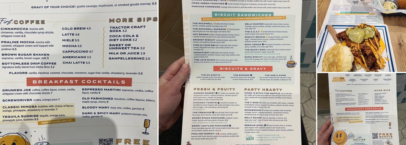 Biscuit Belly - Norfolk Menu