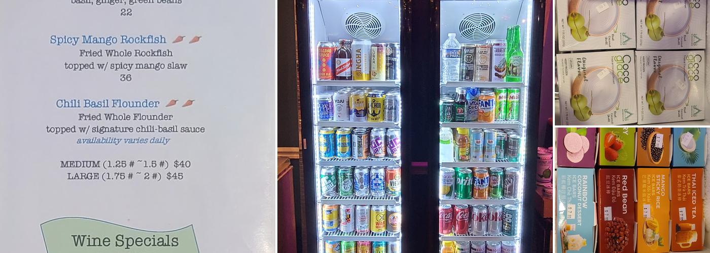 One Night in Bangkok Menu