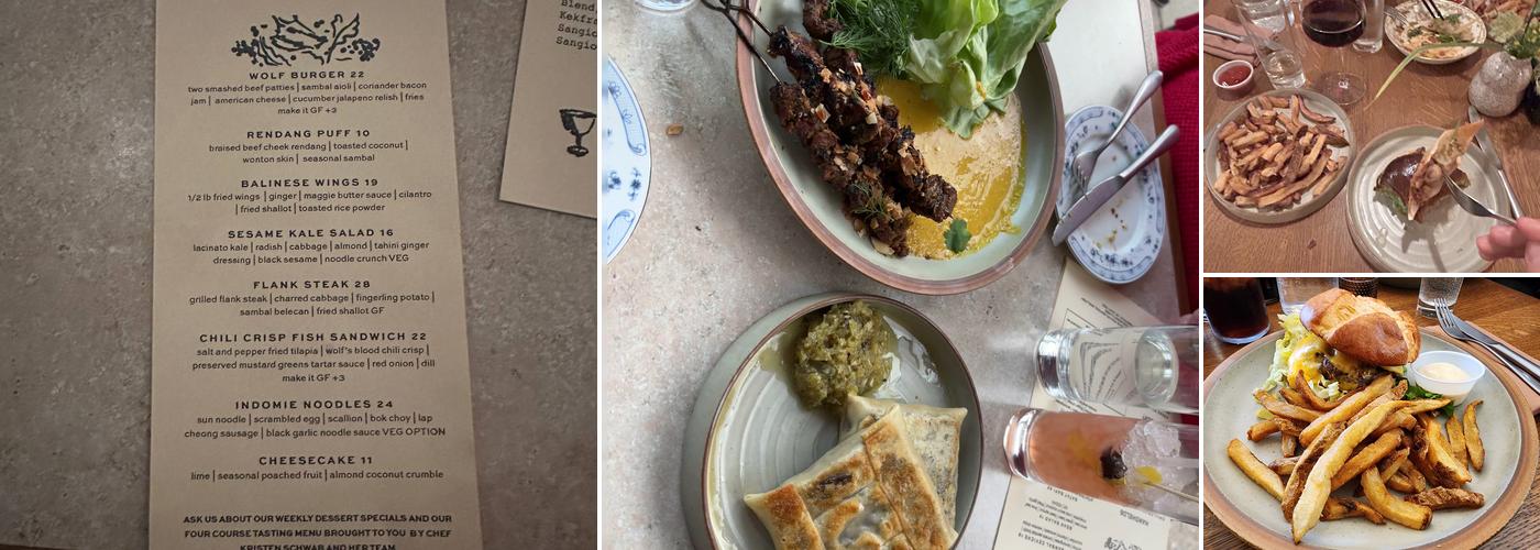 Uncle Wolfie's Downtown & The Wolf Menu