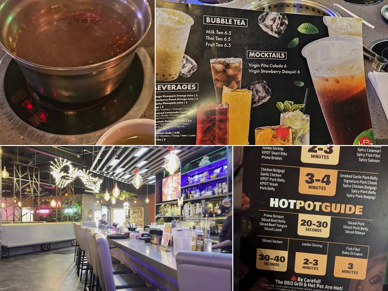 KPOT Korean BBQ & Hot Pot Menu