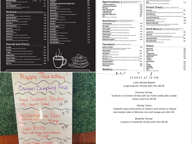 Early Bird Cafe Menu