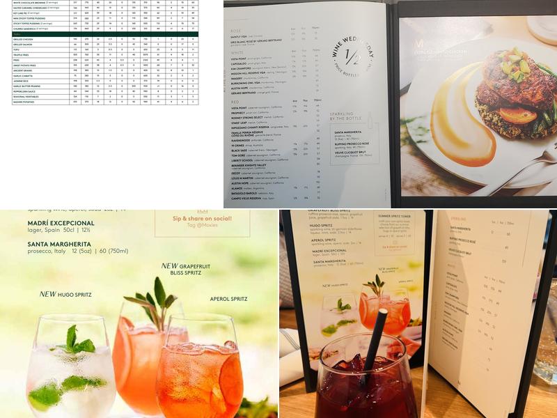 Moxies Menu