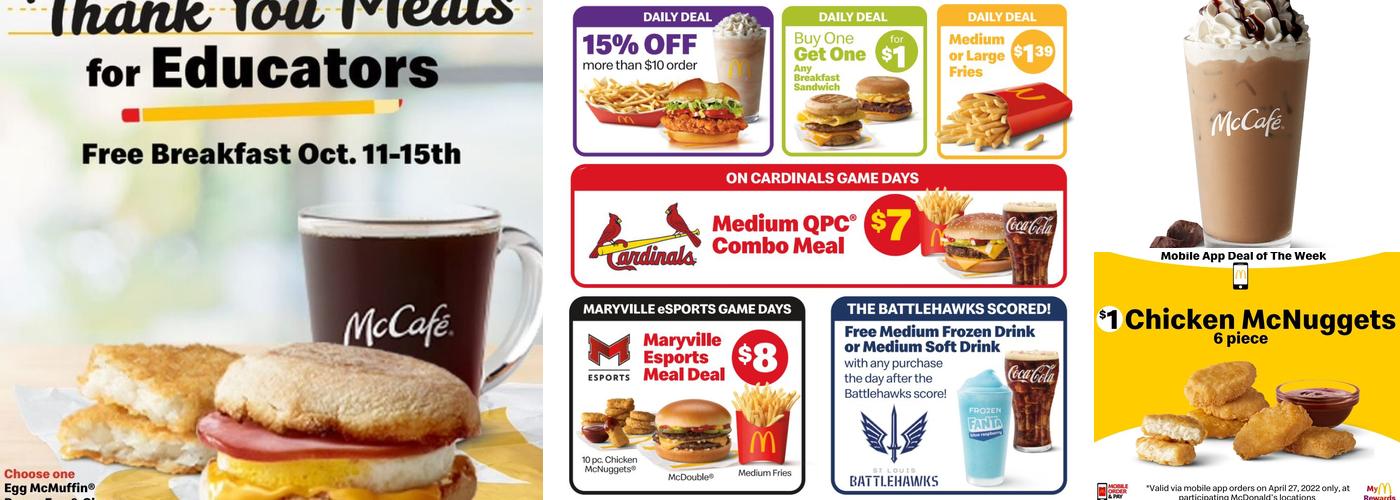 McDonald's Menu