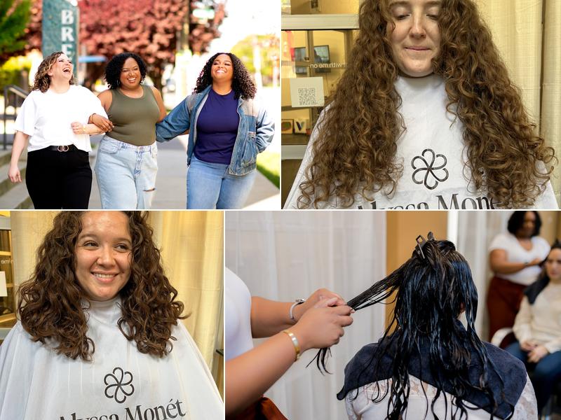 Alyssa Monét at Curl Care Salon