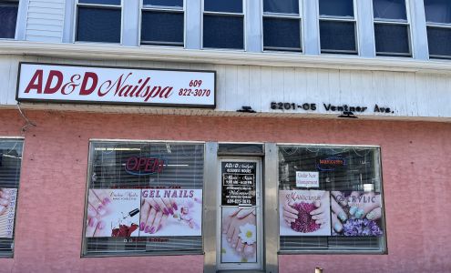 AD&D Nailspa 5201 Ventnor Ave, Ventnor City New Jersey 08406