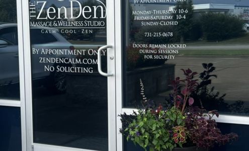 The Zen Den Massage & Wellness Studio Devonshire Square, Jackson Tennessee 38305