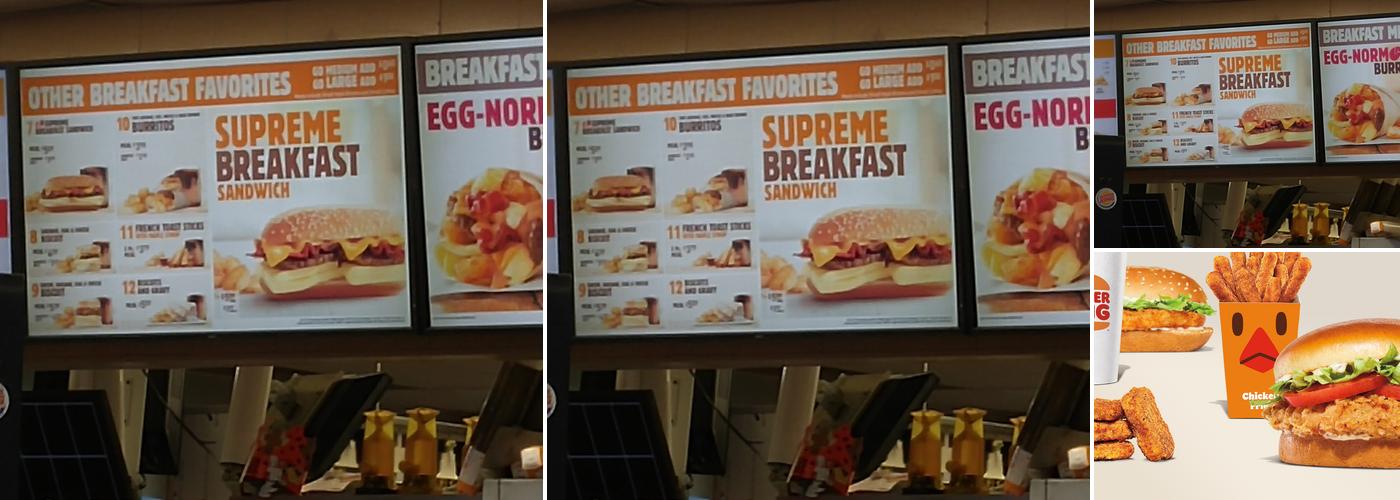 Burger King Menu