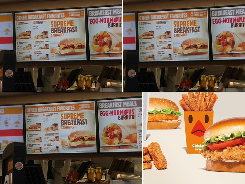 Burger King Menu