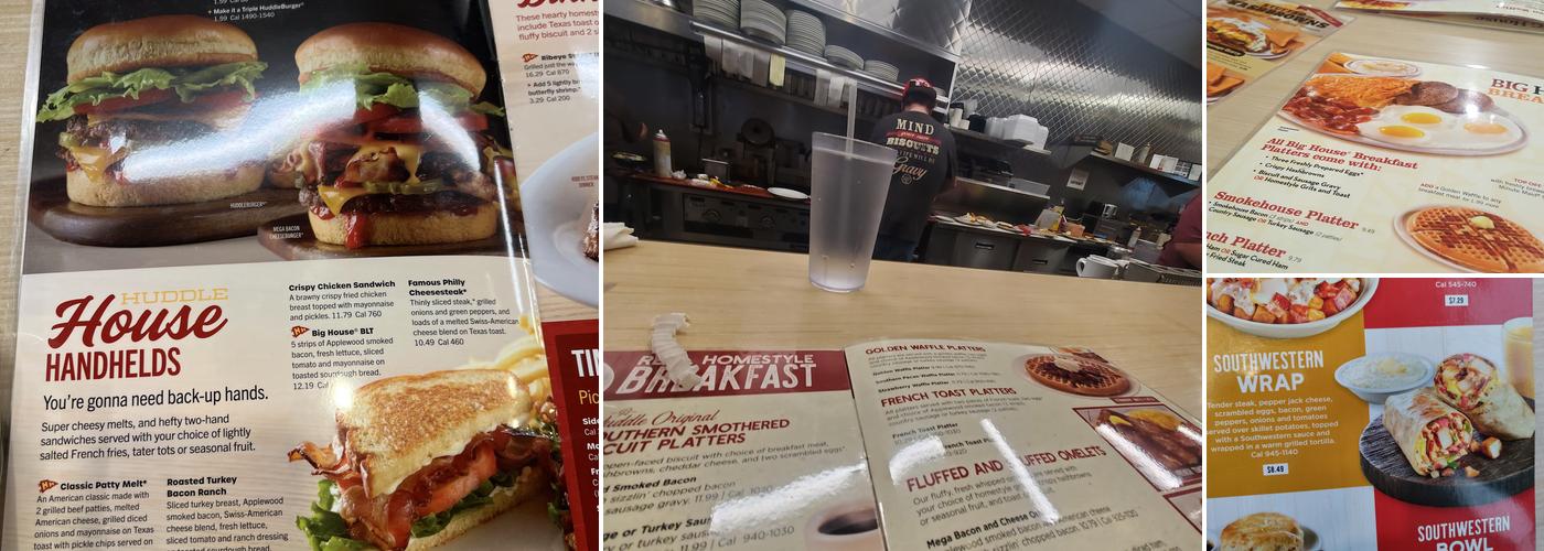 Huddle House Menu