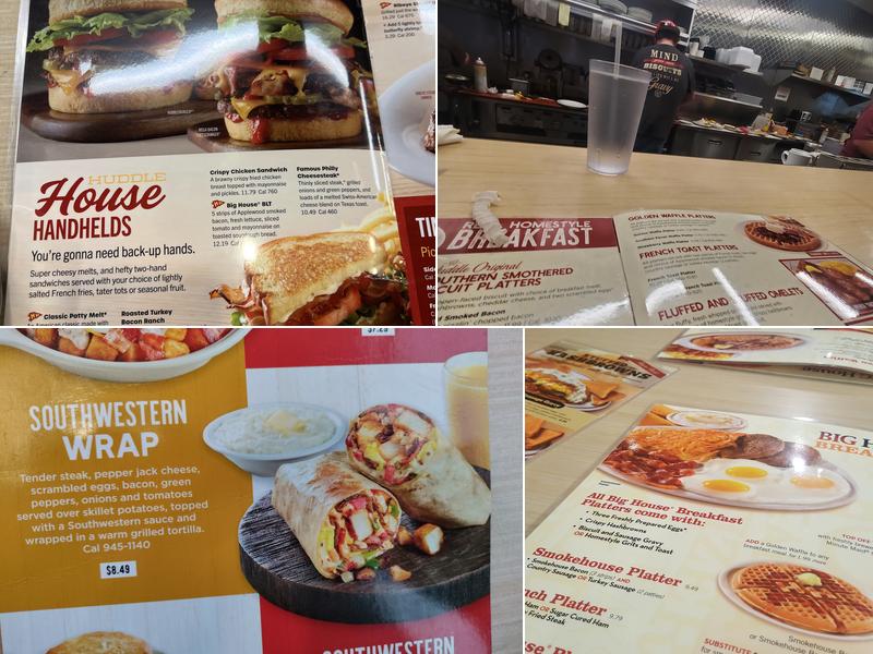 Huddle House Menu