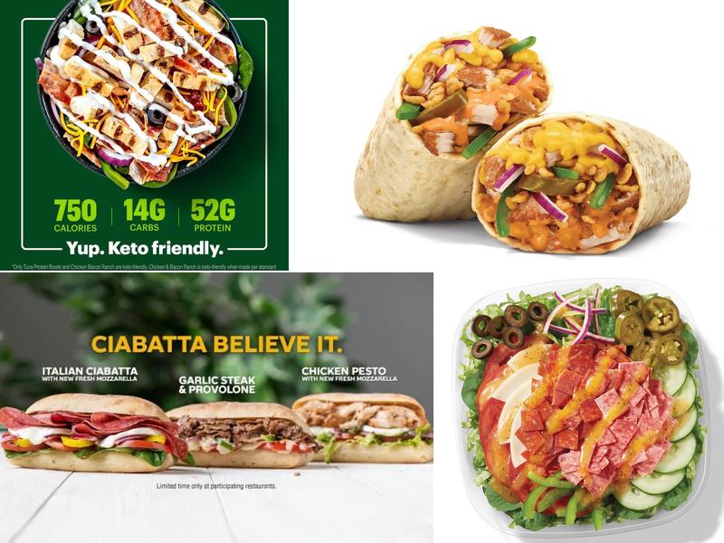 Subway Menu