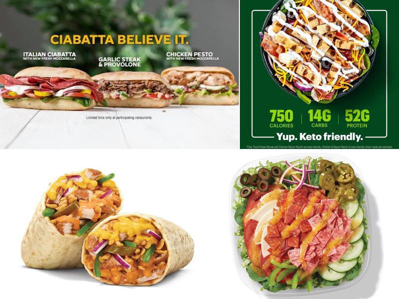 Subway Menu