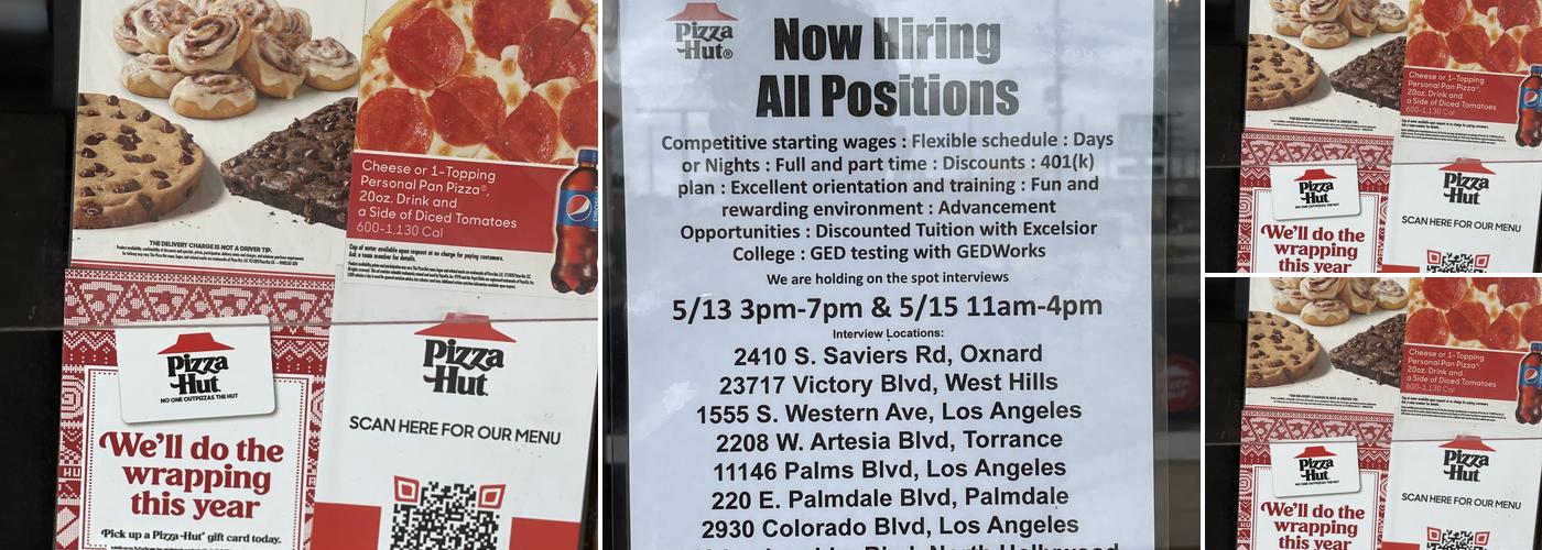 Pizza Hut Menu