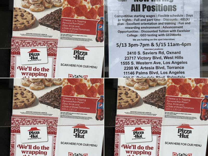Pizza Hut Menu