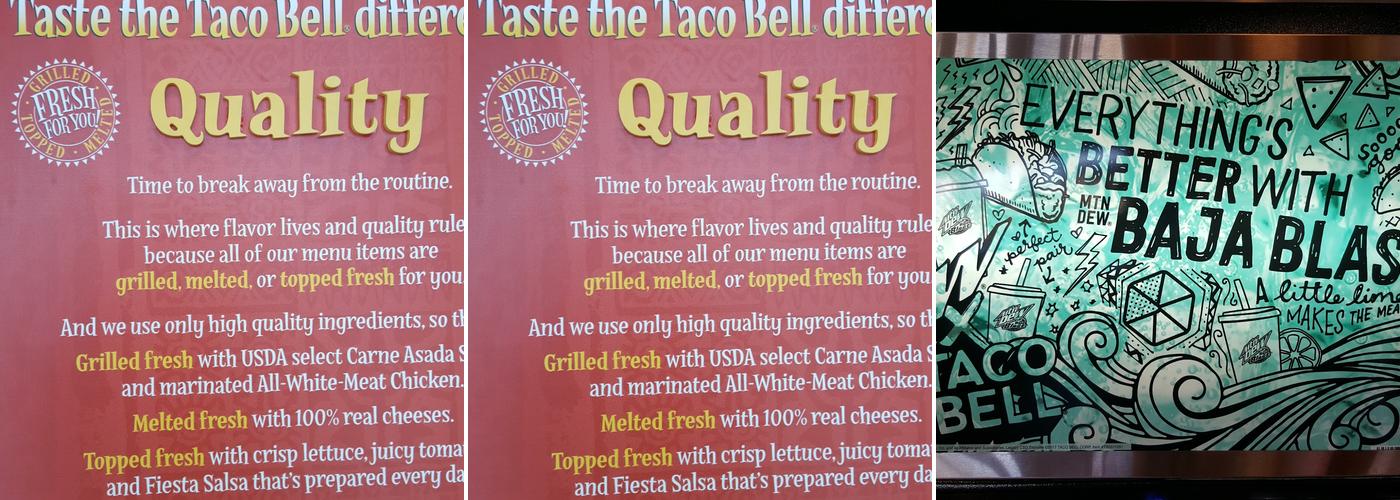 Taco Bell Menu