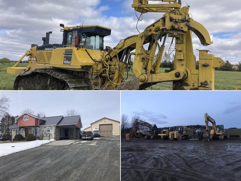 Excavation L Bouffard Drainage au Laser plan GPS