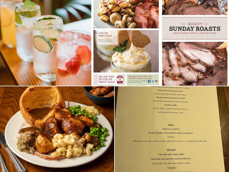 Toby Carvery Carlisle Menu