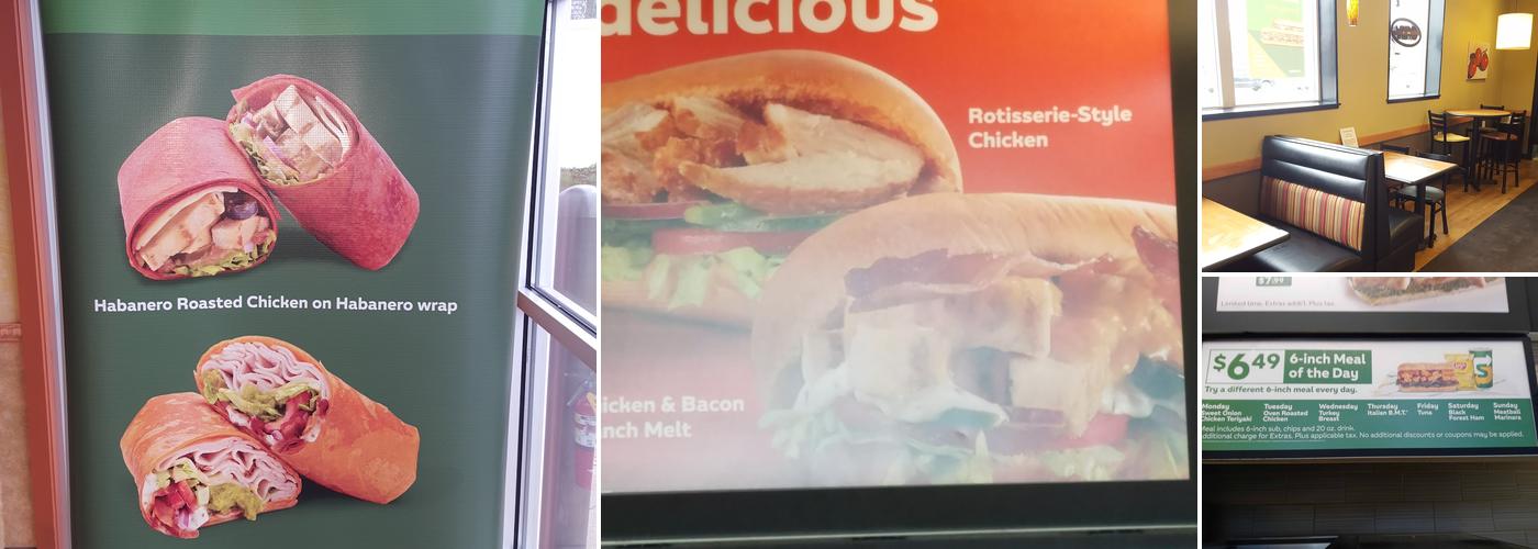 Subway Menu