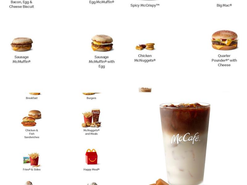 McDonald's Menu