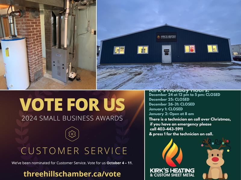 Kirk's Heating & Custom Sheet Metal Ltd