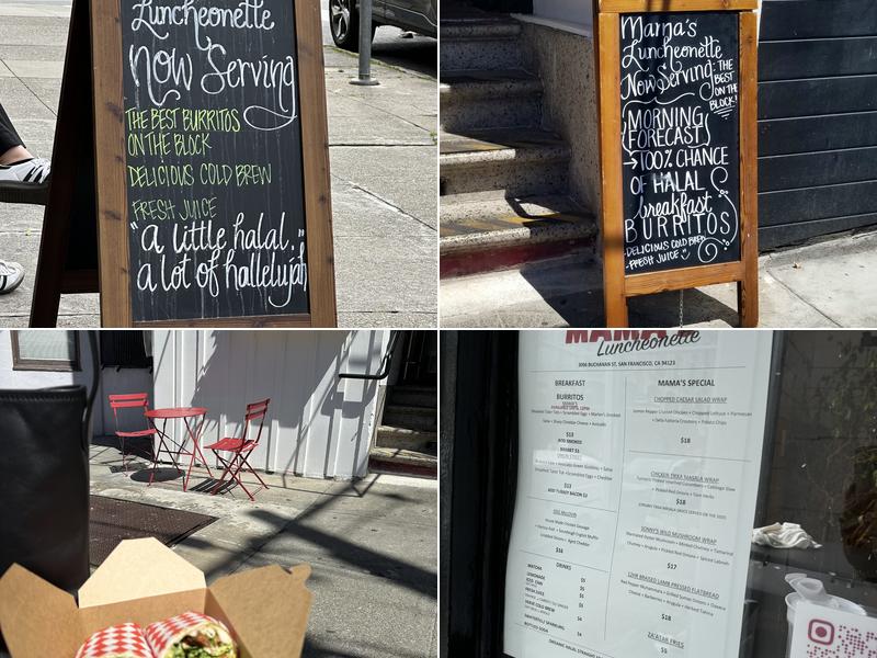 Mama's Luncheonette Menu