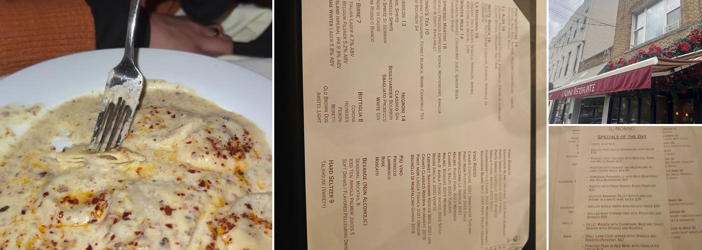 Il Nonno Ristorante Menu