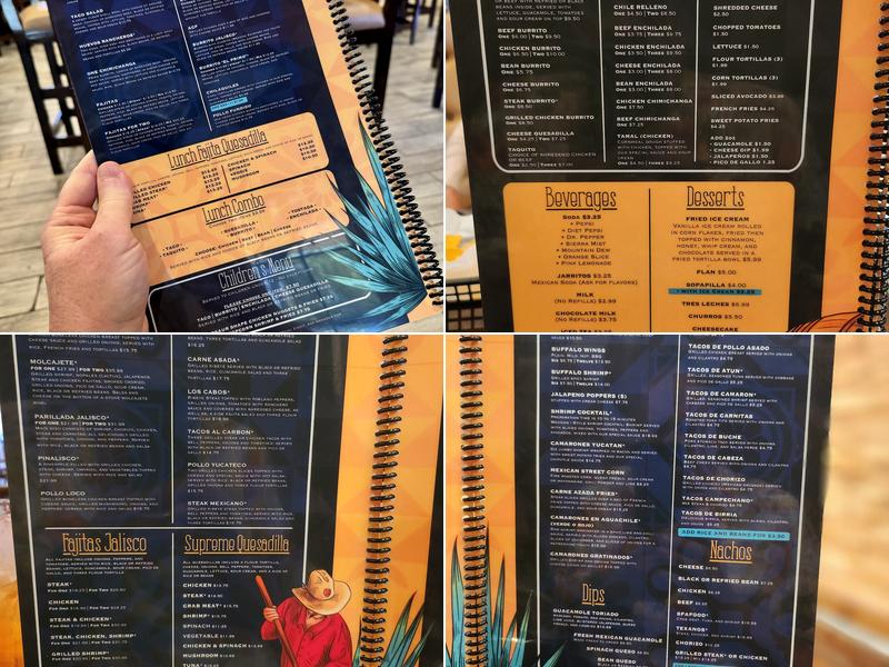 Tequila Jalisco Mexican Grill - Great Neck Menu