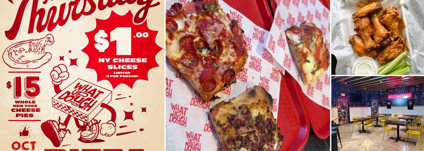 What Up Dough Pizza Menu