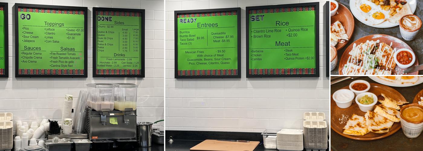 Burrito Corner Menu