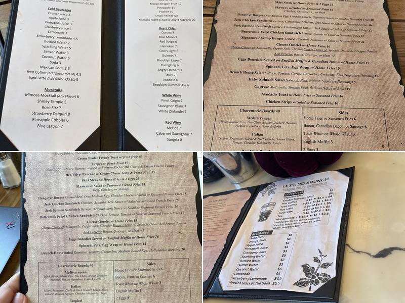 Let's Do Brunch Menu