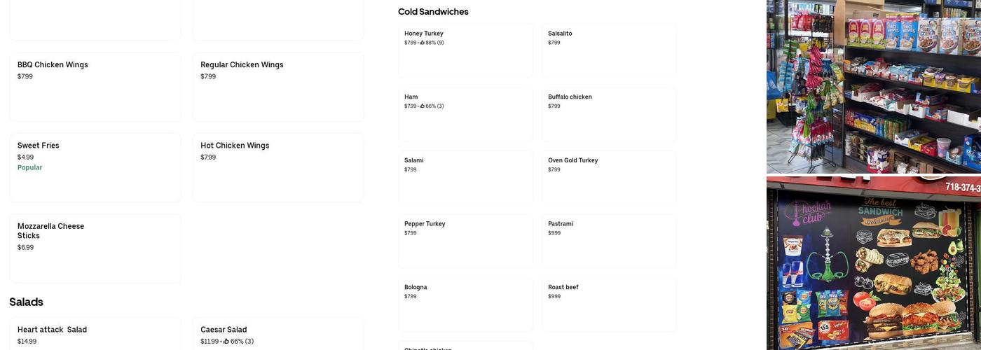 Farmers Gourmet Deli Menu