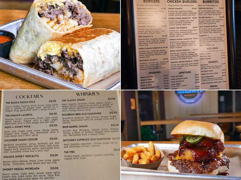 Smash'd Menu