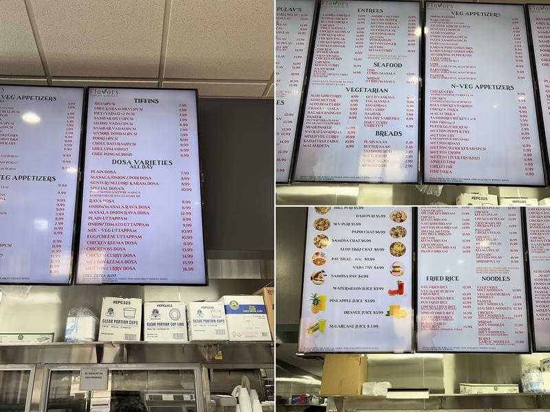Flavors Indian Kitchen Menu